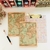 CADERNO BROCHURA MAPA MUNDI VINTAGE A5