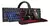 SET GAMER TECLADO, MOUSE, ALFOMBRA PARA MOUSE Y AURIS