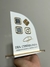 Placa PIX de Pagamento em Acrílico com QR Codes - Marmorizado Rose e Dourado - Laser Lilac