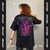 Camiseta Oversized Trippin' Away Preta na internet