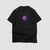 Camiseta Oversized Purple Noise Preta - comprar online