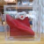 Quadro artesanal em couro vermelho com coração de porcelana "Amor" - comprar online