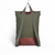 MOCHILA DOBRÁVEL VERDE MILITAR + CARAMELO - Rogerio Lima
