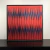 Kit 2 Quadros Artesanais Trama Vermelho e Azul I Sem Vidro 90x90cm - comprar online