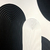 Preto e Branco Minimalista Design Contemporâneo Sem Vidro 100x100cm na internet
