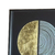 Lua com Folha de Ouro com Vidro 50x70cm - Catalogo Arte Própria