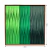 Kit 2 Quadros Artesanais Trama Degradê Verde II Sem Vidro 90x90cm - Catalogo Arte Própria