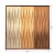 Kit 2 Quadros Artesanais Trama Degradê Marrom II Sem Vidro 90x90cm - Catalogo Arte Própria