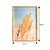 Plumas Douradas ao Vento: Arte Natural Com Vidro I 60x90cm - loja online