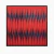 Kit 2 Quadros Artesanais Trama Vermelho e Azul I Sem Vidro 90x90cm