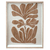 Folhagem Esculpida em Madeira Natural II Com Vidro 70x80cm - comprar online