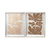 Folhagem Esculpida em Madeira Natural II Com Vidro 70x80cm - loja online