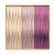 Kit 2 Quadros Artesanais Trama Degradê Roxo II Sem Vidro 90x90cm