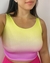 Cropped duplo estampado - loja online