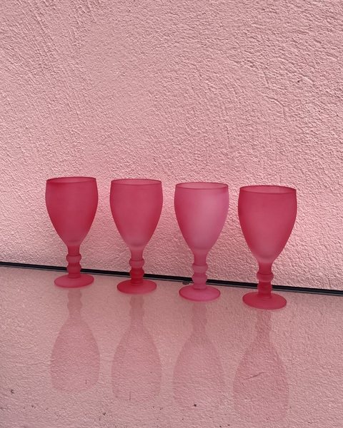 jogo de taças em vidro