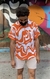 Camisa de Botão - Duo Laranja - comprar online