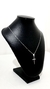 Corrente Veneziana 60cm Com Pingente Cruz - comprar online