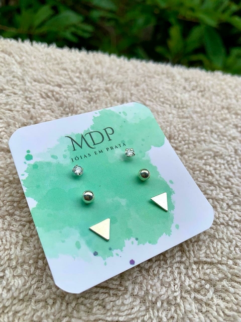 Trio Triângulo Com Bolinha