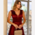 Vestido longo de festa no tecido cetim na internet