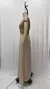 Vestido de festa brilhante chiffon costura vestido longo de noite