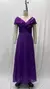 Imagem do Vestido de festa brilhante chiffon costura vestido longo de noite