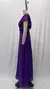Vestido de festa brilhante chiffon costura vestido longo de noite - loja online