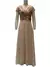 Vestido de festa brilhante chiffon costura vestido longo de noite - comprar online