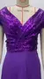 Vestido de festa brilhante chiffon costura vestido longo de noite - loja online