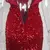Sexy split sem mangas estiramento brilho pavimento comprimento vestido de festa - comprar online