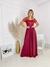  Vestido longo elegante de festa com renda no busto  no tecido tule forrado e renda . serve para madrinha de casamento formatura e muita ocasião . Disponibilidade : Imediata