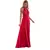 Vestido de festa feminino multiway envoltório conversível maxi clube vermelho bandage
