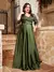 Vestido de festa plus size com decote em v renda bordado mosaico pano de cetim dobrada à - comprar online