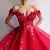 Aileen-vestido feminino fofo, elegante e luxuoso, vestidos longos para baile e b