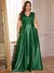 Plus size luxo ouro cetim com decote em v vestido de noite feminino lantejoulas - Bia Modas | Vestidos Casuais e de Festa com Estilo e Elegância