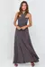 Imagem do Vestido de festa feminino multiway envoltório conversível maxi clube vermelho bandage