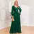 Vestido de festa feminino até o chão, decote em v, manga comprida, pulôver, a - loja online