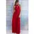 Vestido de festa feminino multiway envoltório conversível maxi clube vermelho bandage - comprar online