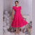 Vestido midi feminino de renda para festa. - loja online