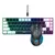 2024 mais novo hxsj mini v200 68 teclas teclado de sensação mecânica compacto rgb luminoso mouse para jogos e teclado combos para jogos de pc