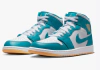 Tênis Nike Air Jordan 1 Mid Aquatone
