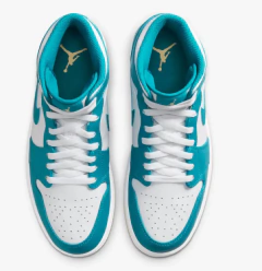 Tênis Nike Air Jordan 1 Mid Aquatone na internet