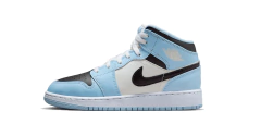 Tênis Nike AIR JORDAN 1 MID ICE BLUE GS - Vm multimarcas 011