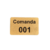 Kit 30 Comanda De Restaurante Em Madeira MDF