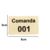 Kit 30 Unidades Comanda Restaurante Em Madeira MDF - comprar online
