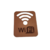 Placa WI-FI MDF Madeirado Vazado