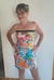 Vestido de lycra strapless