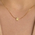 Colar inicial mini
