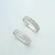 Aliança com em textura 3.5mm