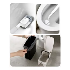 Cesto de basura con escobilla de inodoro y porta escobilla - Tu_tienda_onlineya