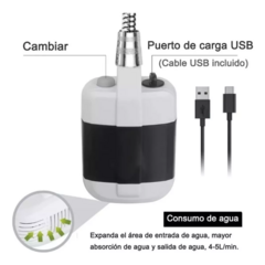 Ducha De Mano Para Camping Baño Mascotas Portátil Con Bomba - tienda online